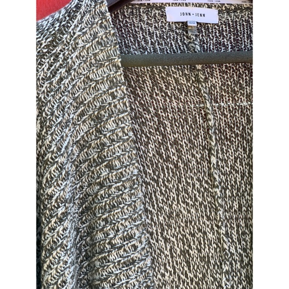 Olive Green Sweater Cardigan - Picture 3 of 3